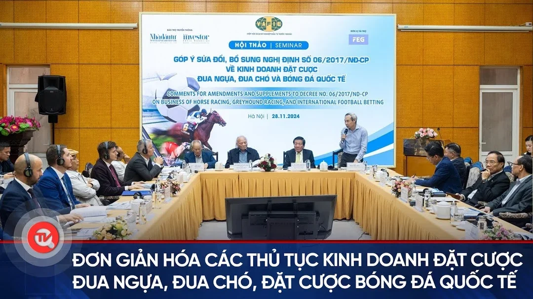 Quy định kinh doanh đặt cược đua ngựa, đua chó, bóng đá quốc tế